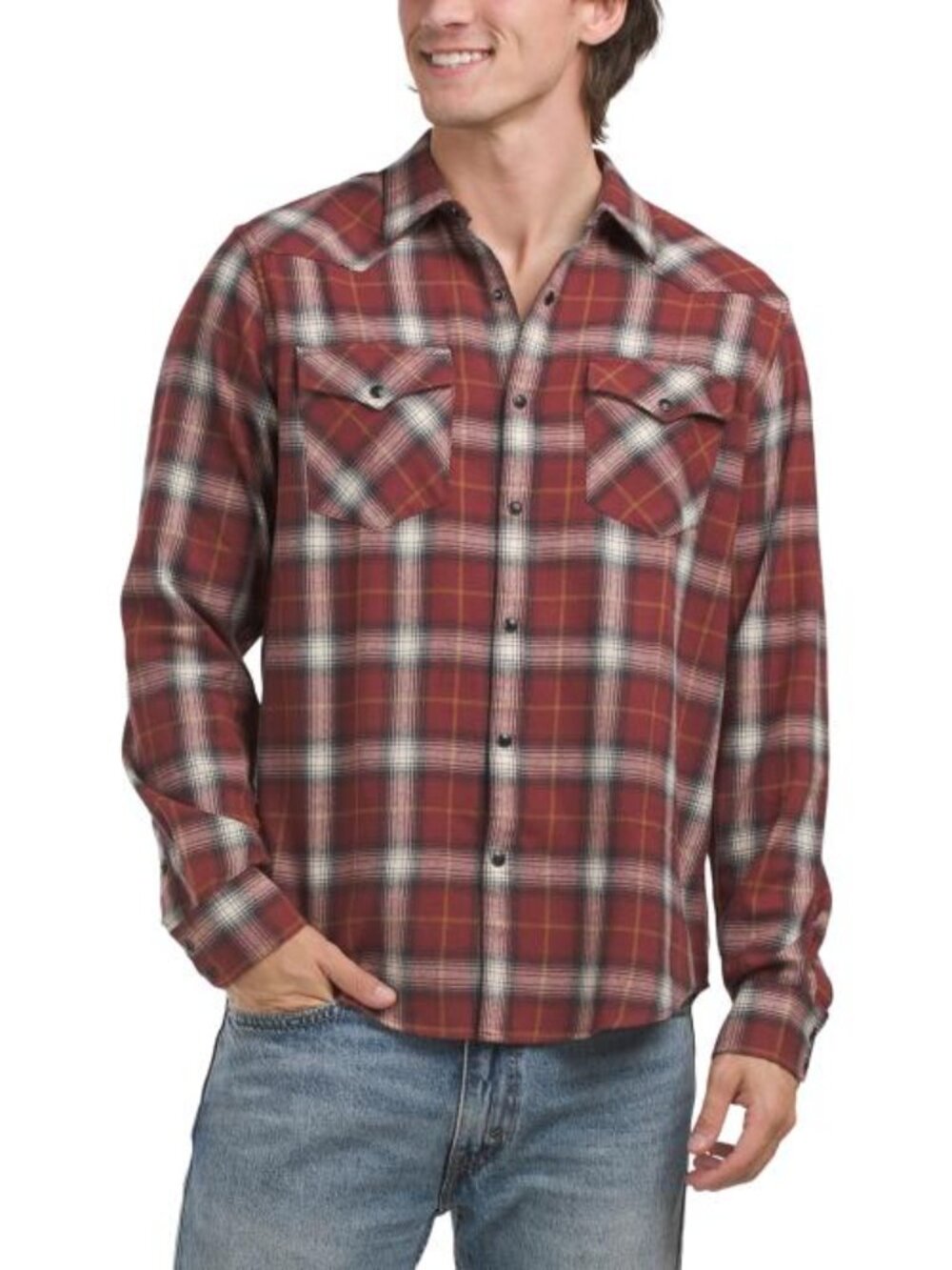 LUCKY BRAND Long Sleeve Mesa Shirt